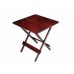 Mesa dobrável rústica 60x60